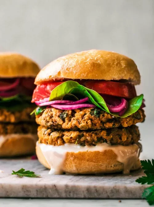 Burger aux pois chiches